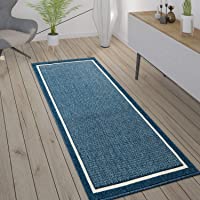 Los mejores  - Paco Home Alfombra Interior Exterior Terraza Balcón Intemperie Estilo Escandinavo- tamaño:80x150 cm- Color:Azul